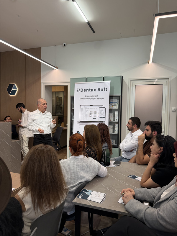 Dentax Soft նորարարական ստոմատոլոգիական ծրագրի դեմոնստրացիա